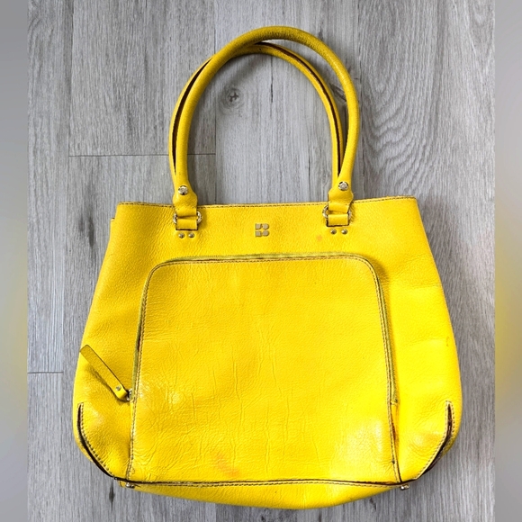Kate Spade | Maryanne dandelion yellow leather preppy medium shoulder bag purse - Picture 2 of 16